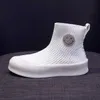 Kvinnors Sport High Gang Skor Mode Kvinnors Sneakers 2021 Rhinestone High Top Tjock Bottom Bekväm Slip-On Damskor Y0907