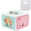 Hediye Paketi 9 Set 8 Inç Doğum Günü Pastası Kutusu Ile Pencere Kolu Kraft Kağıt Peynir Kutuları Düğün Çocuklar için 25x25x15 cm