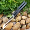 Theone Balisong Triton Squid Butter Training Training Nóż Nie Sharp Aluminium Hanldle BM 3400 9600 Nautilus Hom BM51 BM87 UT85 EX10 Morze Monster Swing Jilt Noże