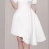 Birthday Outfits For Women White Dress Fashion Asymmetrical Summer Female Robe 210520