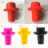 Personalized Soft Silicone Top Hat shape Wine Bottle Stopper Beer Stopper Family Kitchen Party Tool 5 colors T500622