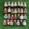 Decorative Objects & Figurines Natural Crystal Gravel Bottle Tumbled Stone Crafts Chips For Gift_XCG