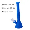 DHL 12 "30 cm lange siliconen bong kleurrijke waterpijp shisha waterleiding draagbaar