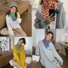 Mode Schachbrett Koreanische Winter Warm Schal Schwarz Weiß Plaid Pashmina Schals Frauen Schalldämpfer