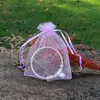 Drawstring Jewelry Mesh Bags Pouches Organza Packaging Bag Christmas Wedding Party Decoration Candy Drawable Storage Gift Display 203I