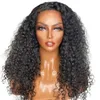 Brasilianische verworrene lockige 13 x 6 Spitzenfront-Echthaarperücken für schwarze Frauen, 150 % Dichte, leimlose Frontalperücke mit Babyhaar, Afro-Locken, natürlicher Haaransatz