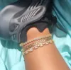 Anklets Sparkle - Sparkling Tennis Chain, Cubic Zirconia Woman, 5A, Gorgeous Hip Hop Chain Foot, Summer Diamond Anklet 0630