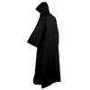 Unisexe Halloween Robe Costume à capuchon Costume Cosplay Monk costume adulte jouant à un rôle de jeu Vêtements Noir Brown S-2XL Y0827