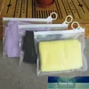 10 pièces sac de rangement à glissière de voyage pour cosmétique/sous-vêtements chaussette pochette d'emballage transparente 16x13cm