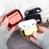 Кожаные и позолоченные на Placed для Apple Case Airpods 1/2/3 Pro Зарядное устройство для наушников Защитная крышка Наушники Аксессуары для наушников