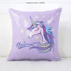 Cushion/Decorative Pillow Home Decor Case Decorative Cushion Cover Licorne Decoration Chamber Square Funda Cojin Poduszki Dekoracyjne Unicor