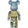 Nuovo blocco di costruzione violento orso orso Van Gogh 5.0 Provenza strada di campagna bambola fatta a mano tendenza soggiorno decorazione regalo per bambini 28 cm