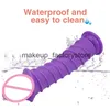 Massaggio Realistico Morbido Grande Dildo Pene Silicone Artificiale Cazzo Cazzo Anale Vaginale G Spot Stimolatori Adulti Sextoys Per Donna Masturbatore