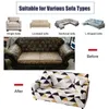 Geometri Elastisk soffa täcker modernt vardagsrum dekorativa stretch slipcovers sektion hörn soffa möbler täcke soffa handduk 211102