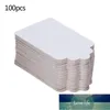 100 pcs onda em branco etiqueta cartões kraft papel presentes de casamento DIY pendurar tag1 preço de fábrica especialista Qualidade de qualidade Último estilo original status