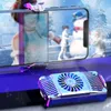 AH-101 Mobile Phone Holder Cooler Semiconductor Batter Radiator Cooling Adsorptio Mute Game Pad Bracket Fan For Smartphone