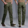 Männer Outdoor Hosen Militärhose Armee Taktische Mode Clohting Reine Baumwolle Arbeit Gerade Fit Frühling Herbst 210715