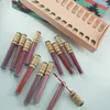 M Maquillage ماركة ماكياج ماكياج أحمر الشفاه lipgloss 12pcs / set ماتي الشفاه لمعان ماء طويل الأمد السائل أحمر الشفاه السفينة حرة