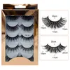 5 Pairs 5D Mink Eye lashes Natural False eyelash Lash Soft Fake Eyelashes Extension Makeup 50 sets DHL J068