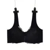 Yoga Outfit Plus Size Bra Seamless Bras For Women Underwear Sexy Lace Brassiere Push Up With Pad Vest Top