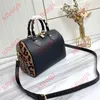 Fashion Leopard Grain SPEEDY BANDOULIÈRE Handbag Pochette Felicie Shoulder Bag Handbag Tote Pillow Bags Large Capacity Crossbody Bag Hold Necessities