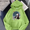 Japanse Streetwear Katanagatari Hoodies Dames / Mannen Hoodie Anime Print Casual Unisex Sweatshirts Grafische Kleding Tops Y1121