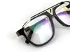 Klassiska män solglasögon tallrik fyrkantig ram 0936 enkel elegant retro design mode glasögon klart lins transparent glasögon