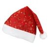 Cappello di Natale alce Decorazione di Capodanno Bambini Cappello per adulti Decorazione per copricapo per albero di Natale in tessuto spazzolato colorato