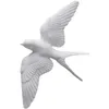 Nordic Creative White Resin Bird Figurines Heminredning Konsthantverk för vardagsrum Hyllor Bröllopsfest Ornament 210924