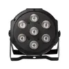 LED Shehds LED 7X18W RGBWAUV PAR Light مع DMX512 INOUT و POWER في OUT 6IN1 EFFECT LIGHT FOR WASH DISCO5328761