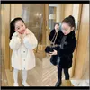 Outwear Baby Kids Maternità Drop Delivery 2021 Ragazze Morbido peluche trapuntato addensato Cappotto lungo Bambino Cappotto di lana Abiti invernali Per bambini Clo