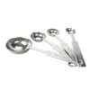 4pcs Stainless Steel Measuring Spoon Tea Cooking Baking Measure Scoop Cup Kitchen Coffee Tools 60Sets OOA5272