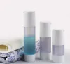 15ml 30ml 50ml airless bottle frosted/matte vacuum pump bottles lotion vials used for Cosmetic Container SN2351