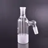 Hookahs 14mm 18mm Ash Catcher Percset 45 Graus Glass Ash Catchers Bubbler Ashcatcher Dab Rig para Bong Adaptador Hookah Support Adicionar logotipo do cliente