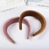 Hair Clips & Barrettes Solid Color Cloth Headbands Broadside Fashion Thicken Wide Ties Bangs Holder Accessories For Women Girls LB