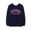 Qooted Oversized Hoodies Gotiska Harajuku Streetwear Chic Letter Print Sweatshirt Navy Grå Hoodies Kvinnor Lös Pullover Qt436 210518