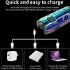Keychains Car Rechargeable USB Keychain Luminous Metal Tuning Color Racing Rainbow Alloy Parts T6Q6