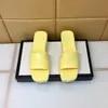 Summer Rubber Women Slide Sandal Slippers 5cm Chunky Heel TPU Material 9 Colors Retro Dyker upp som ￥terkallar 90 -talets stil