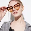 نظارات شمسية خمر المرأة للرجال المعتاد القلب نظارات الشمس مصمم ريترو ظلال مرآة الأشعة فوق البنفسجية 400 نظارات قناع