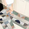 Современный геометрический водонепроницаемый масляный достойный коврик против скольжения ванна мягкая спальня пол живущая комната ковер ковровое покрытие кухонные коврики 2111124