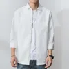 Camisas de vestido masculinas para a camisa da primavera e do verão da primavera e do verão de manga longa de manga comprida