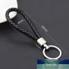 Мода Кожаный канат ручной работы Whate Keychain Metal Key Rings Key Цепи Мужчины или Женщин Держатель Клавиша Клавиша Авто Греология Подарки