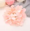 2022 fiore artificiale di ortensia di seta Testa di fiore di rosa di seta fatta a mano per la decorazione di nozze fiore-muro
