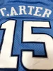 Frakt från USA Vince Carter #15 Baskettröja North Carolina TAR HEELS Tröjor Herr All Stitched Blue Storlek S-3XL Toppkvalitet