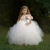 Children's dress children's piano host elegant girls wedding dress one shoulder lace dress