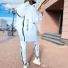 2021 Casual Suit Women Tracksuits Two Piece Set Zipper Front And Back Letter Printed Loose Long Sweater Pants Outfits