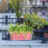 Doniczki doniczki 1 Ustaw sadzenie balkonowe stojaki kwiatowe