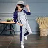 Kinder Hoodies Sets Kinder Trainingsanzug Tops Hosen Patchwork Langarm Mantel Hosen Set Casual Bluse Outfits Kleidung 2PCS CGY135