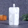 Doypack 150ml 250ml 350ml 500ml Aluminiumfolieflaskor Stand Up pip Vätskepåse Dryckespaket Pressa Dryckpipar Påse 756 B3