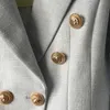 Kış High-end Profesyonel kadın Takım Elbise Ceket Rahat Kruvaze İnce Bayanlar Blazer Mizaç Ofisi 210527